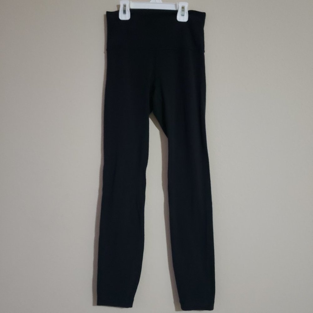 Lululemon Black Running 3/4 Legging High rise 4